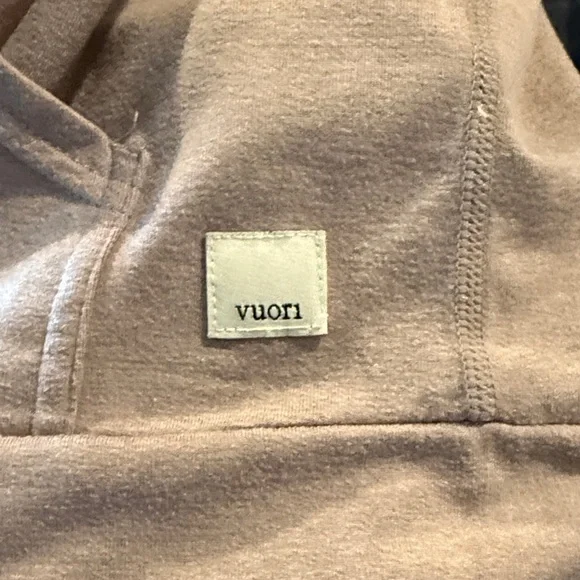 Vuori Performance Dusty Pink Hoodie - Picture 2 of 4